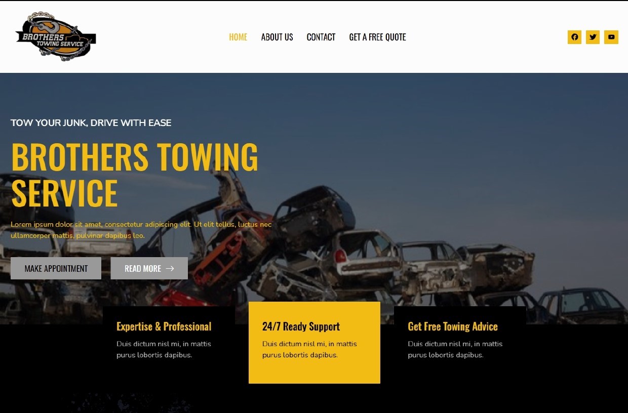 website Overview – full stack