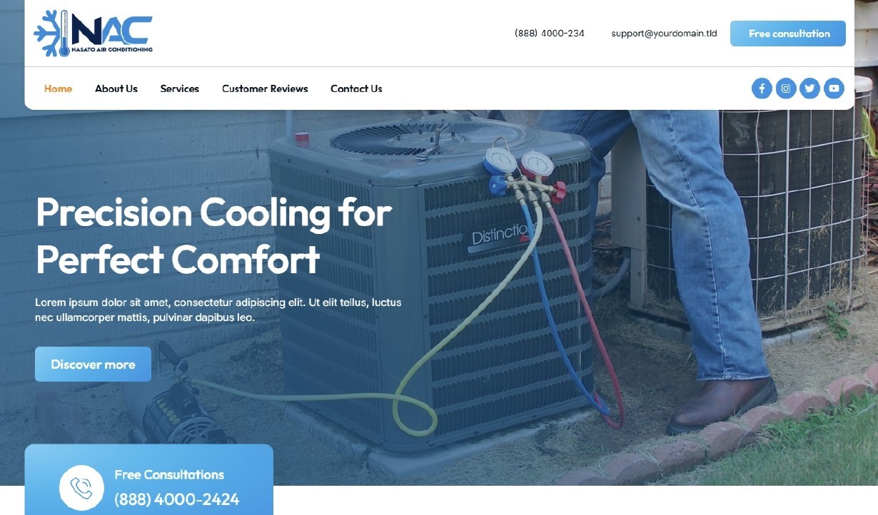 website Overview – full stack